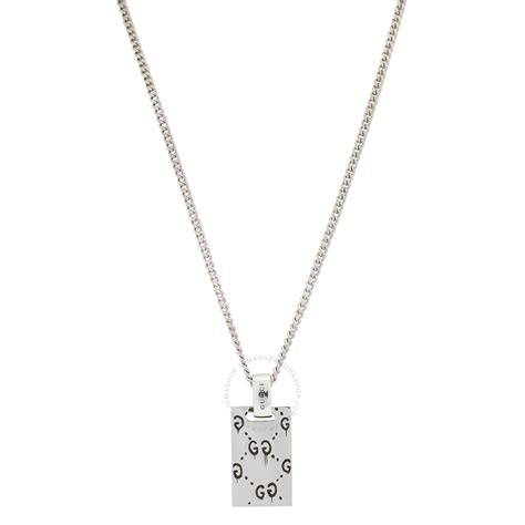 2016 gucci ghost necklace|gucci ghost necklace in silver.